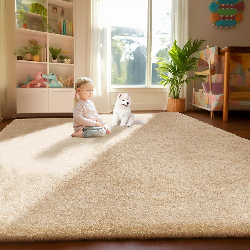 Large Rugs Living Room Shaggy for Bedroom