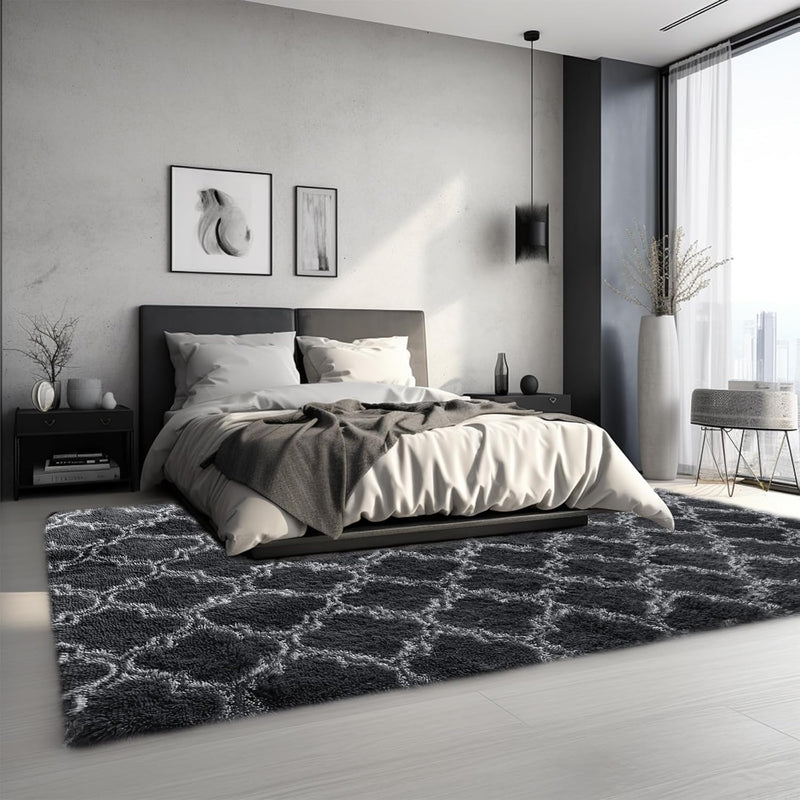Large Rugs Living Room Shaggy for Bedroom