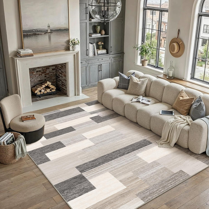 Rugs Living Room Area Rug Washable Bedroom