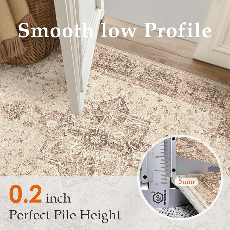 Rugs Living Room Area Rug Bedroom Large Washable