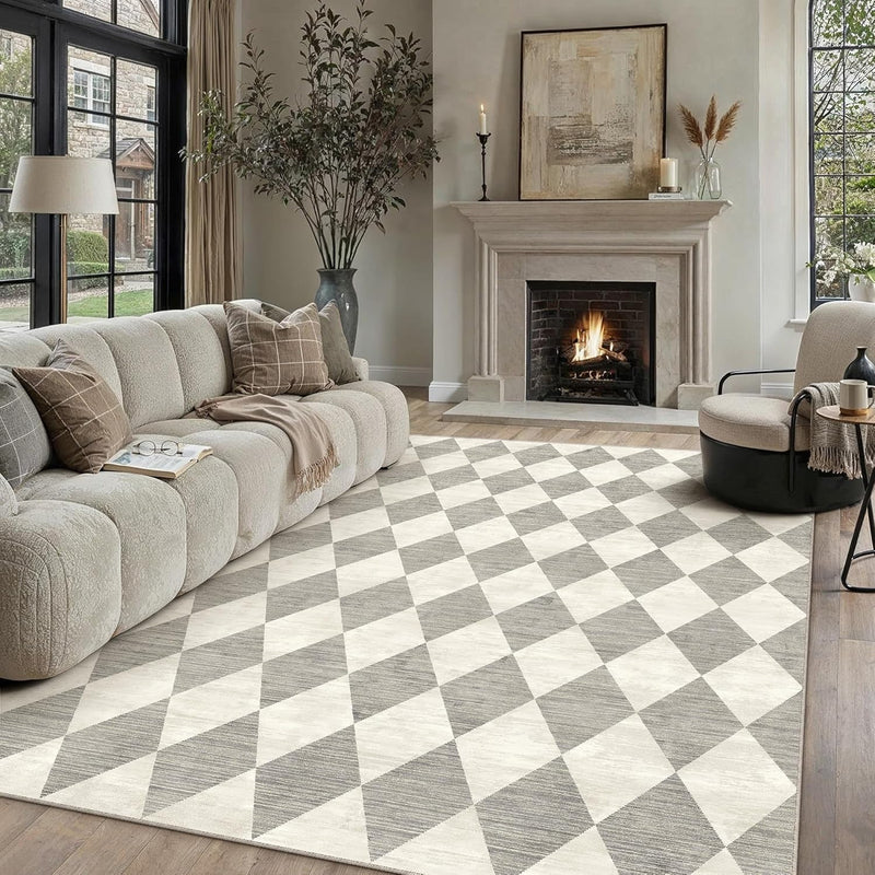 Rugs Living Room Area Rug Washable Bedroom