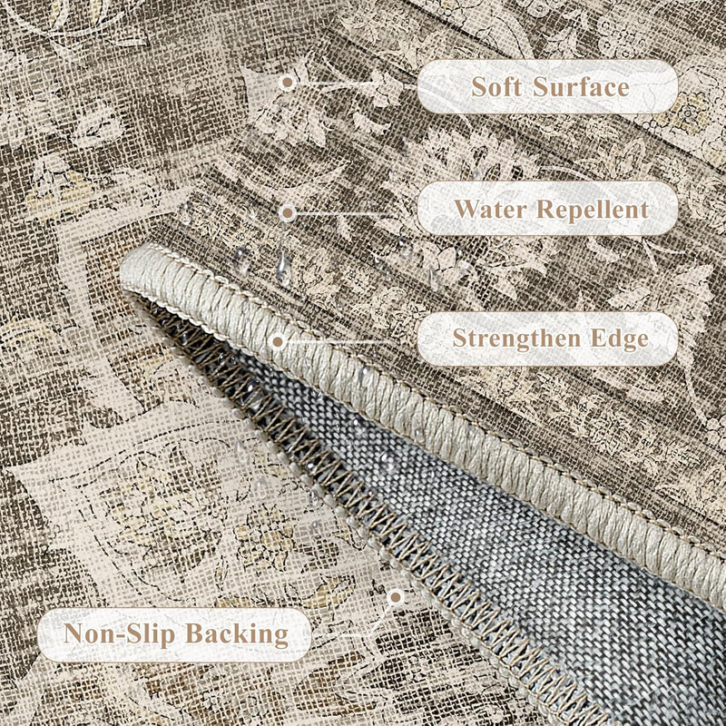 Rugs Living Room Area Rug Bedroom Large Washable