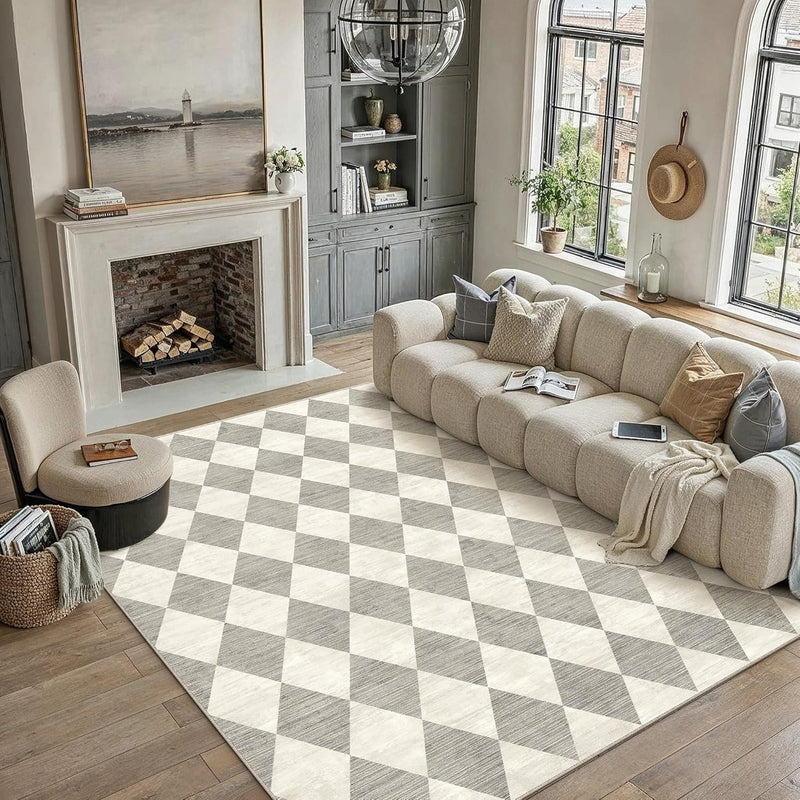 Rugs Living Room Area Rug Washable Bedroom
