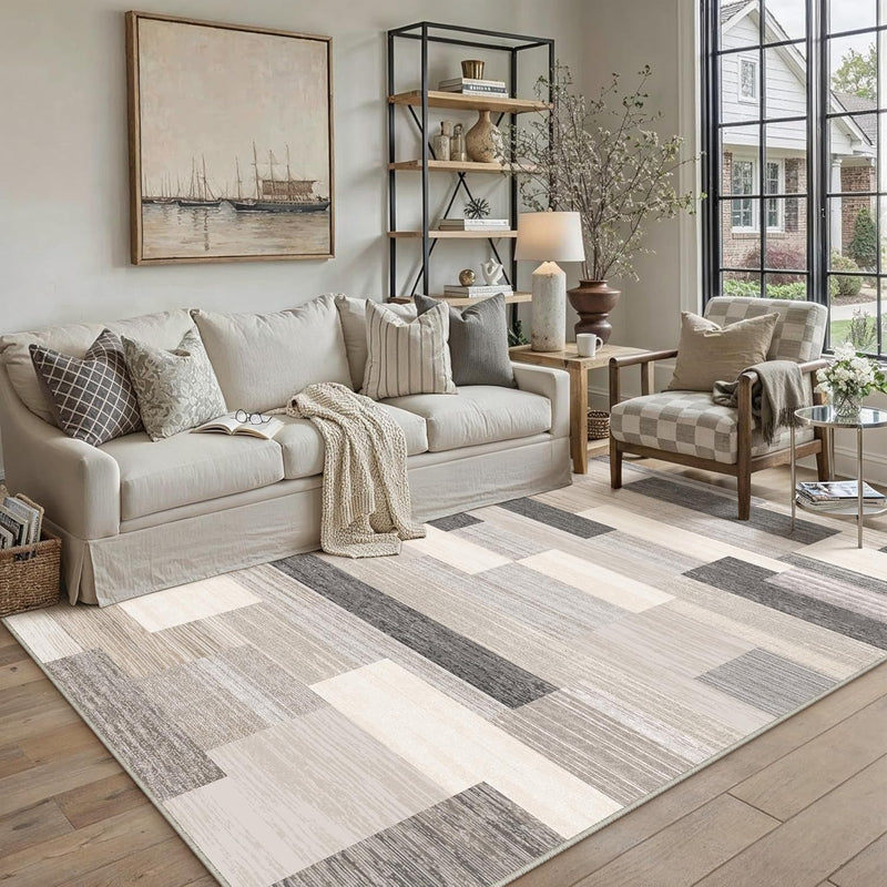 Rugs Living Room Area Rug Washable Bedroom