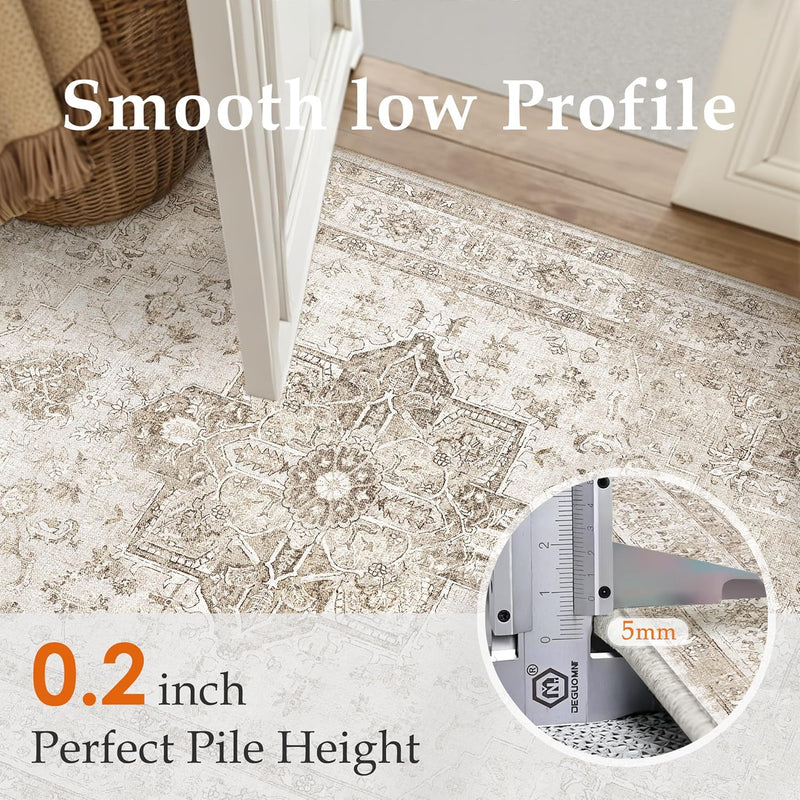 Rugs Living Room Area Rug Bedroom Large Washable