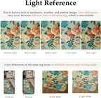 Rugs Living Room Area Rug Floral Washable