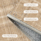 Rugs Living Room Area Rug Washable Bedroom