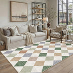 Rugs Living Room Area Rug Washable Bedroom