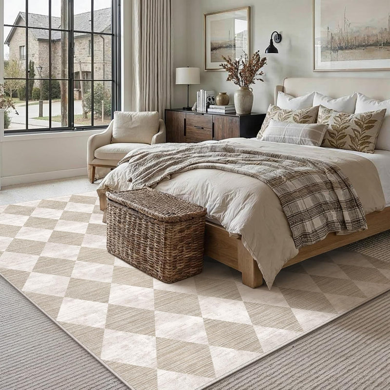Rugs Living Room Area Rug Washable Bedroom