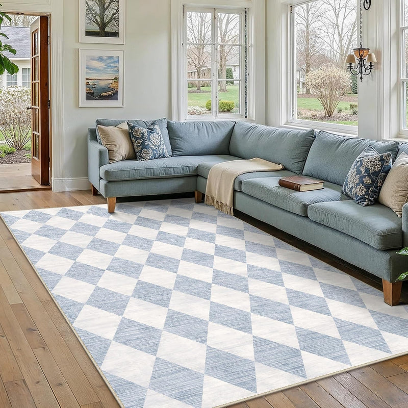 Rugs Living Room Area Rug Washable Bedroom