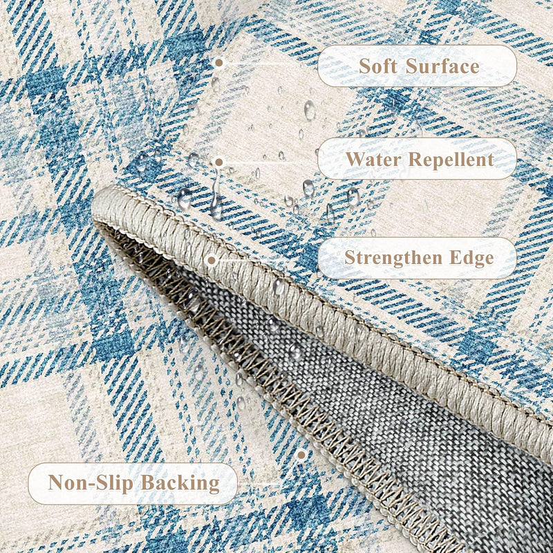 Rugs Living Room Area Rug Washable Bedroom