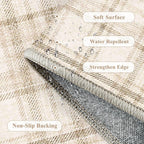 Rugs Living Room Area Rug Washable Bedroom