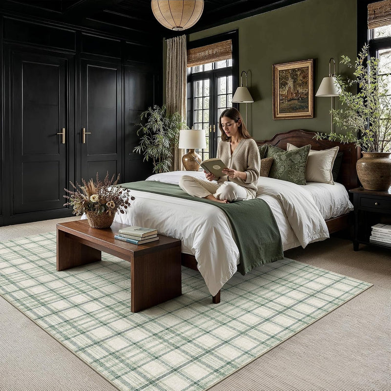 Rugs Living Room Area Rug Washable Bedroom