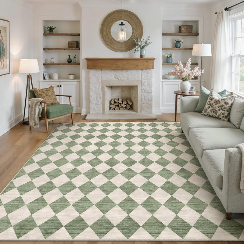 Rugs Living Room Area Rug Washable Bedroom