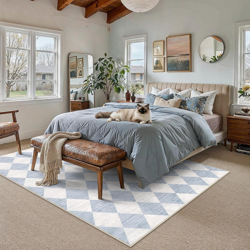 Rugs Living Room Area Rug Washable Bedroom
