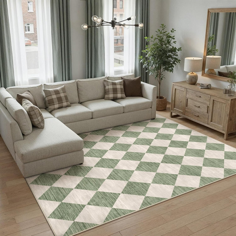 Rugs Living Room Area Rug Washable Bedroom