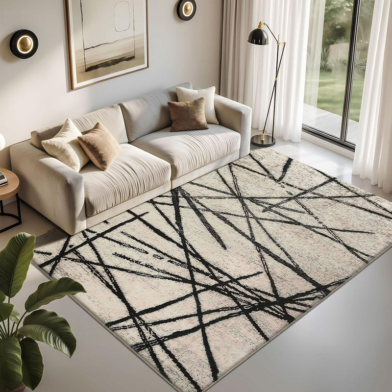 Rugs Living Room Bedroom Rug Modern Short Pile