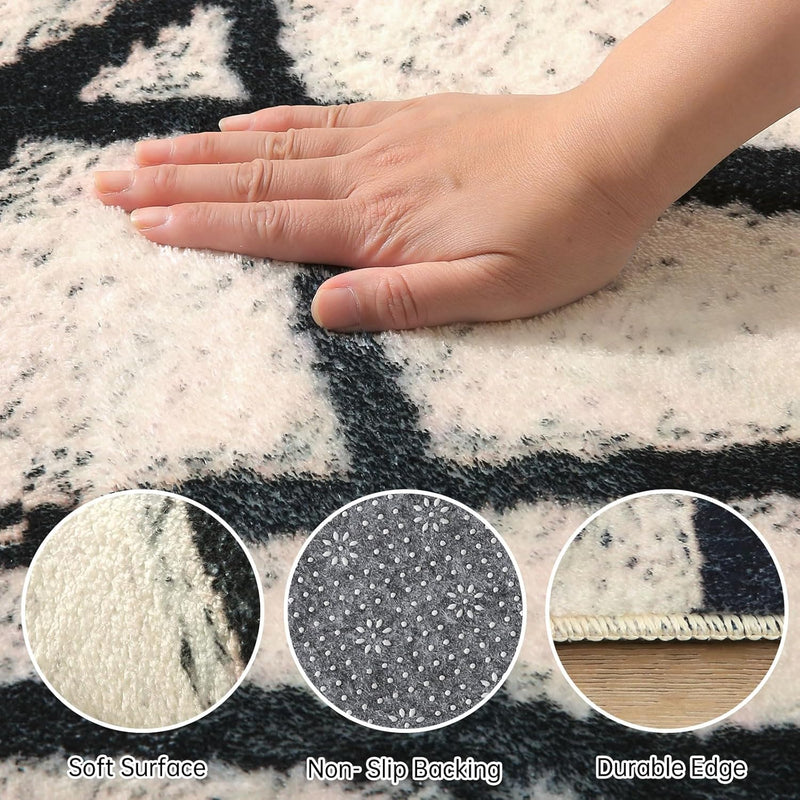 Rugs Living Room Bedroom Rug Modern Short Pile