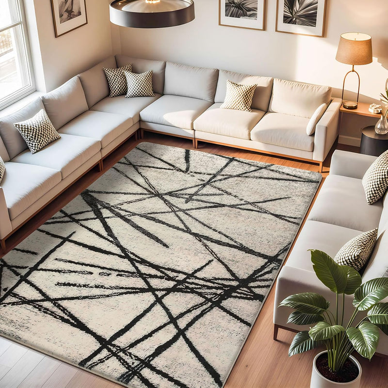 Rugs Living Room Bedroom Rug Modern Short Pile