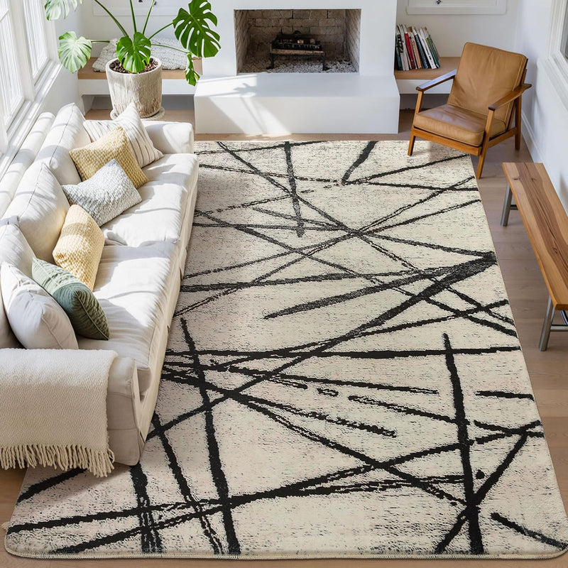 Rugs Living Room Bedroom Rug Modern Short Pile