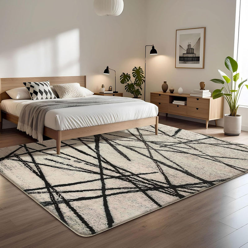 Rugs Living Room Bedroom Rug Modern Short Pile