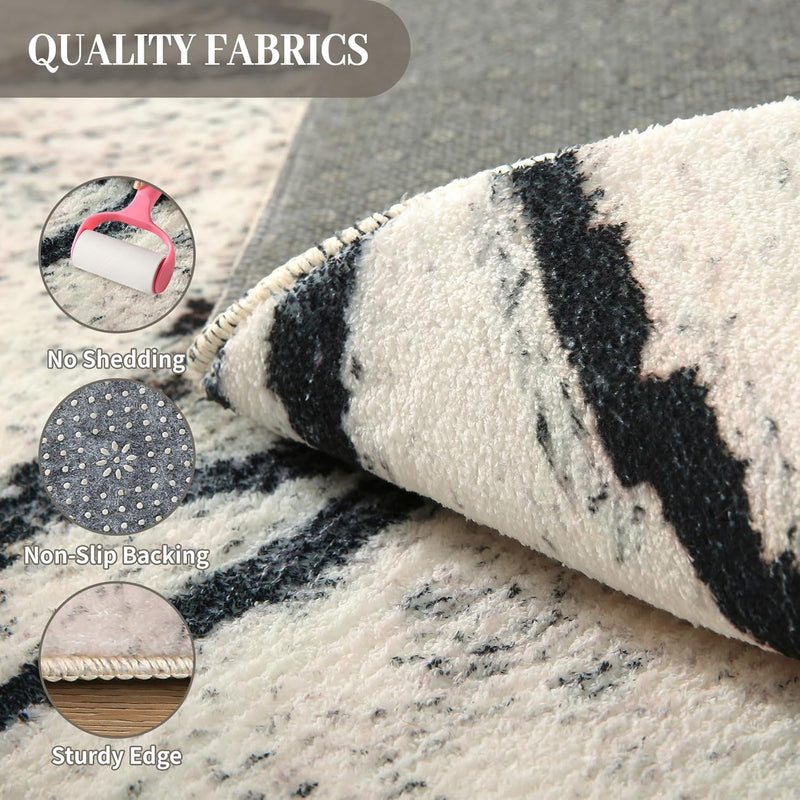 Rugs Living Room Bedroom Rug Modern Short Pile