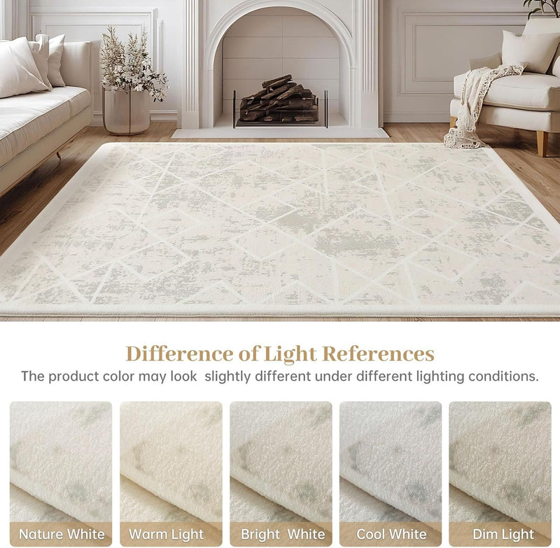 Rugs Living Room Bedroom Rug Modern Short Pile