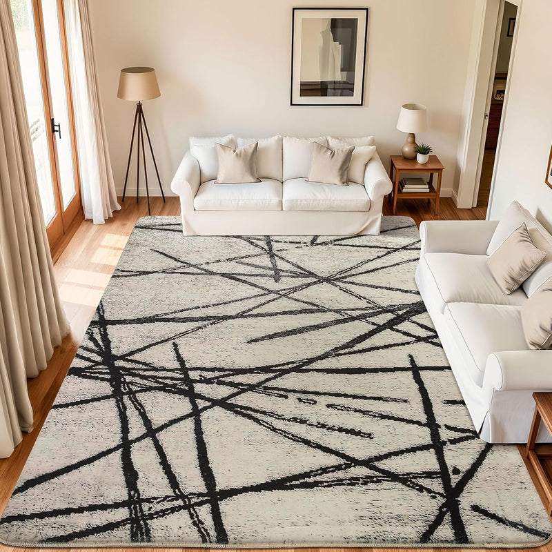 Rugs Living Room Bedroom Rug Modern Short Pile