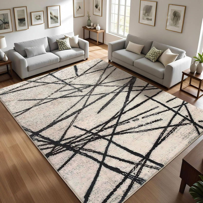 Rugs Living Room Bedroom Rug Modern Short Pile