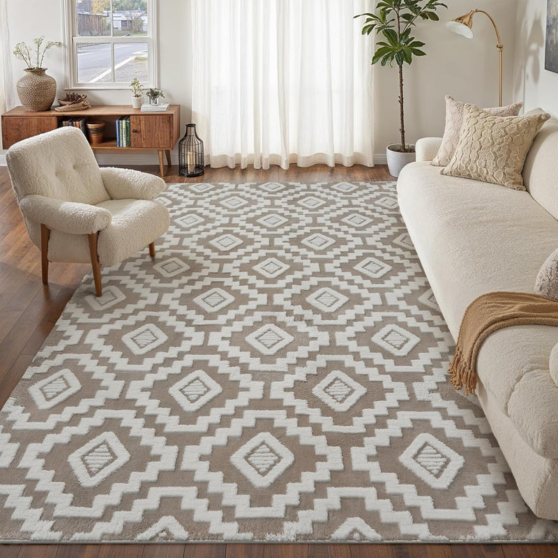 Washable Rug for Living Room Non Slip