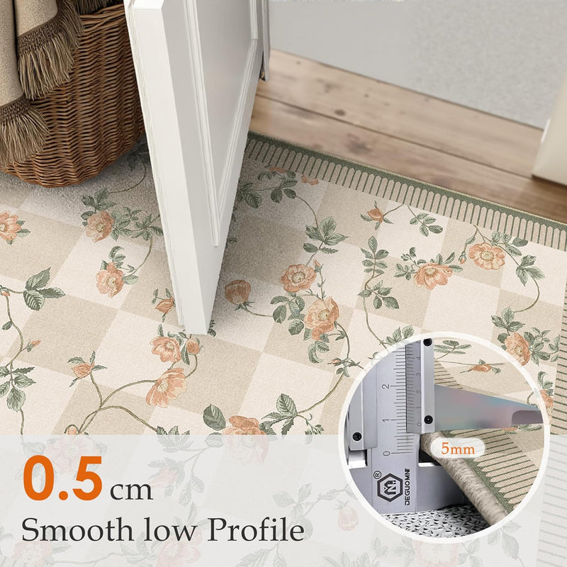 Washable Rug for Living Room Non Slip