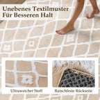 Rugs Living Room Floral Washable Non