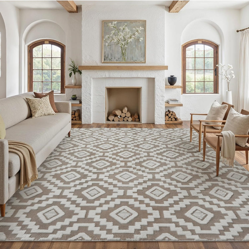 Washable Rug for Living Room Non Slip