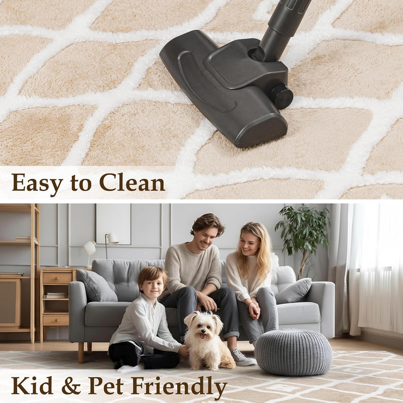 Washable Rug for Living Room Non Slip
