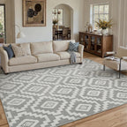 Rugs Living Room Floral Washable Non