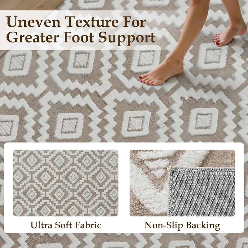 Washable Rug for Living Room Non Slip