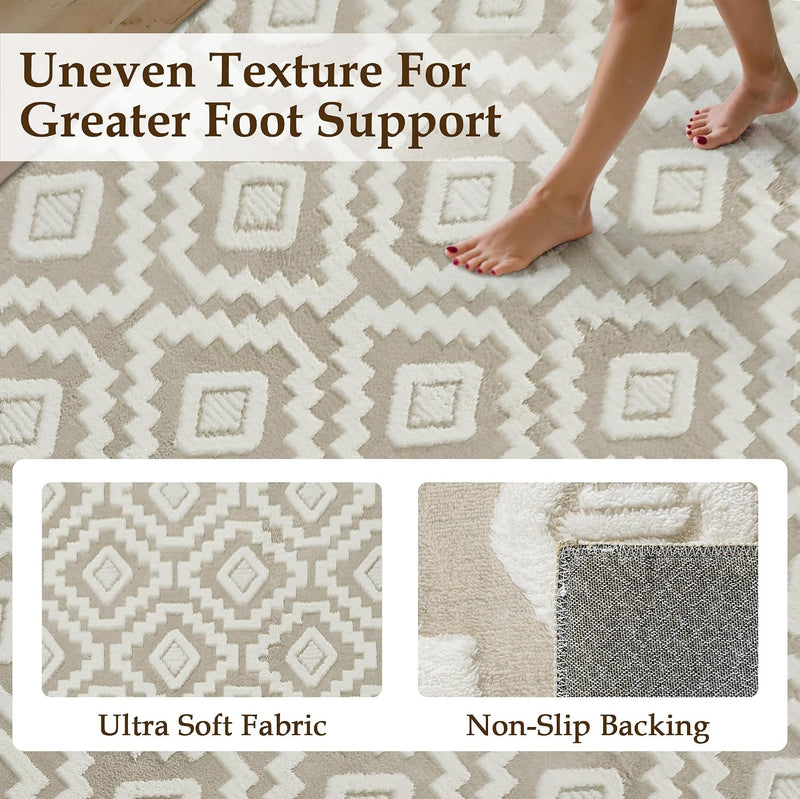 Washable Rug for Living Room Non Slip
