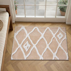 Rugs Living Room Floral Washable Non