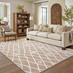 Rugs Living Room Floral Washable Non