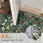 Rugs Living Room Floral Washable Non