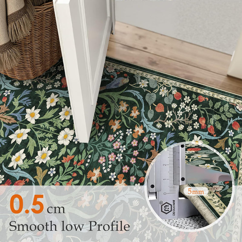 Washable Rug for Living Room Non Slip