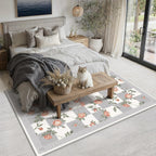 Washable Rug for Living Room Non Slip