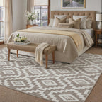 Rugs Living Room Floral Washable Non