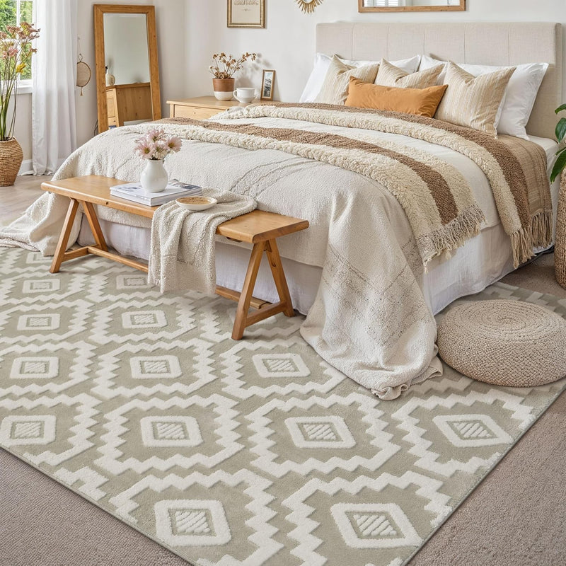 Washable Rug for Living Room Non Slip