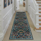 Rugs Living Room Floral Washable Non