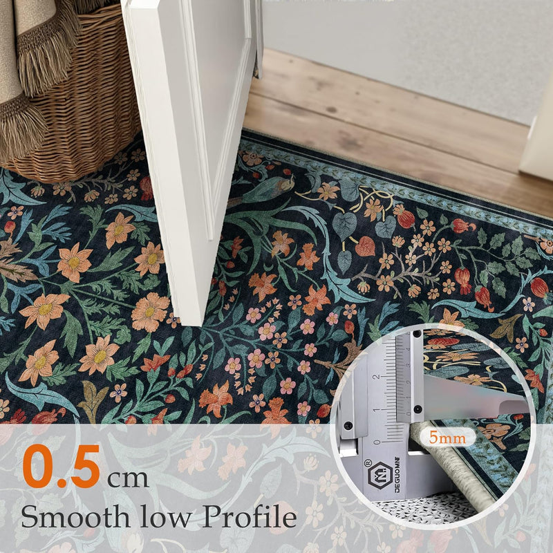 Washable Rug for Living Room Non Slip
