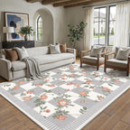 Washable Rug for Living Room Non Slip