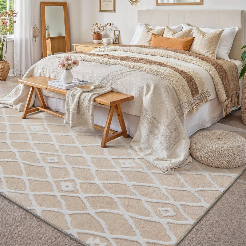 Washable Rug for Living Room Non Slip