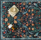 Rugs Living Room Floral Washable Non