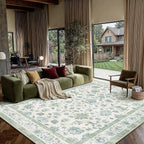 Rugs Living Room Flower Large Area Rug